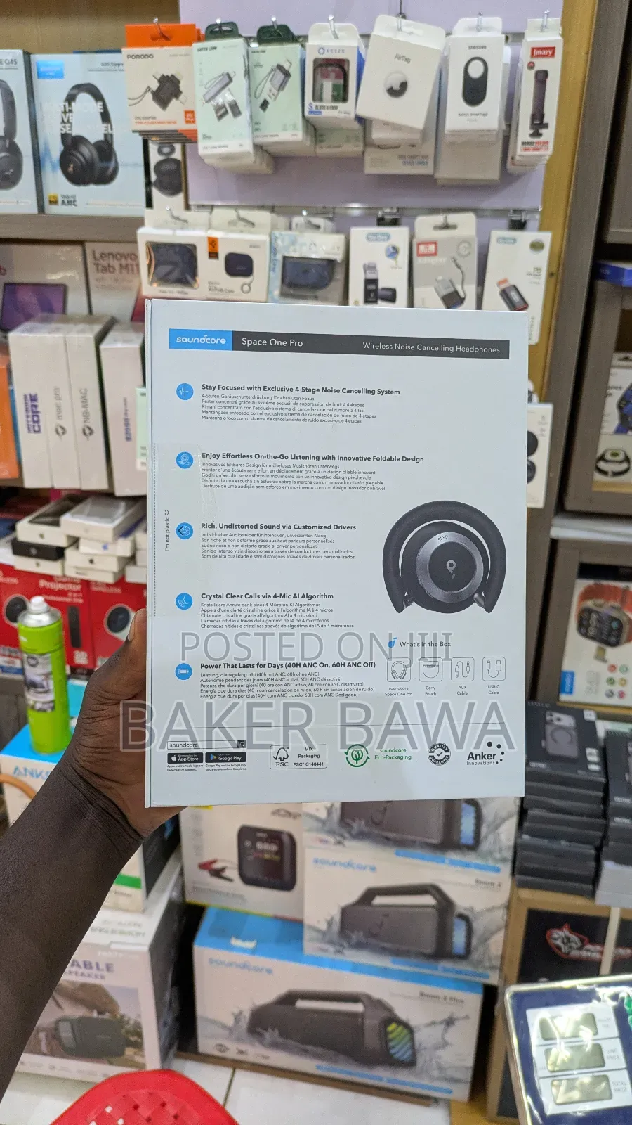 Anker Soundcore Space One Pro Headphones.