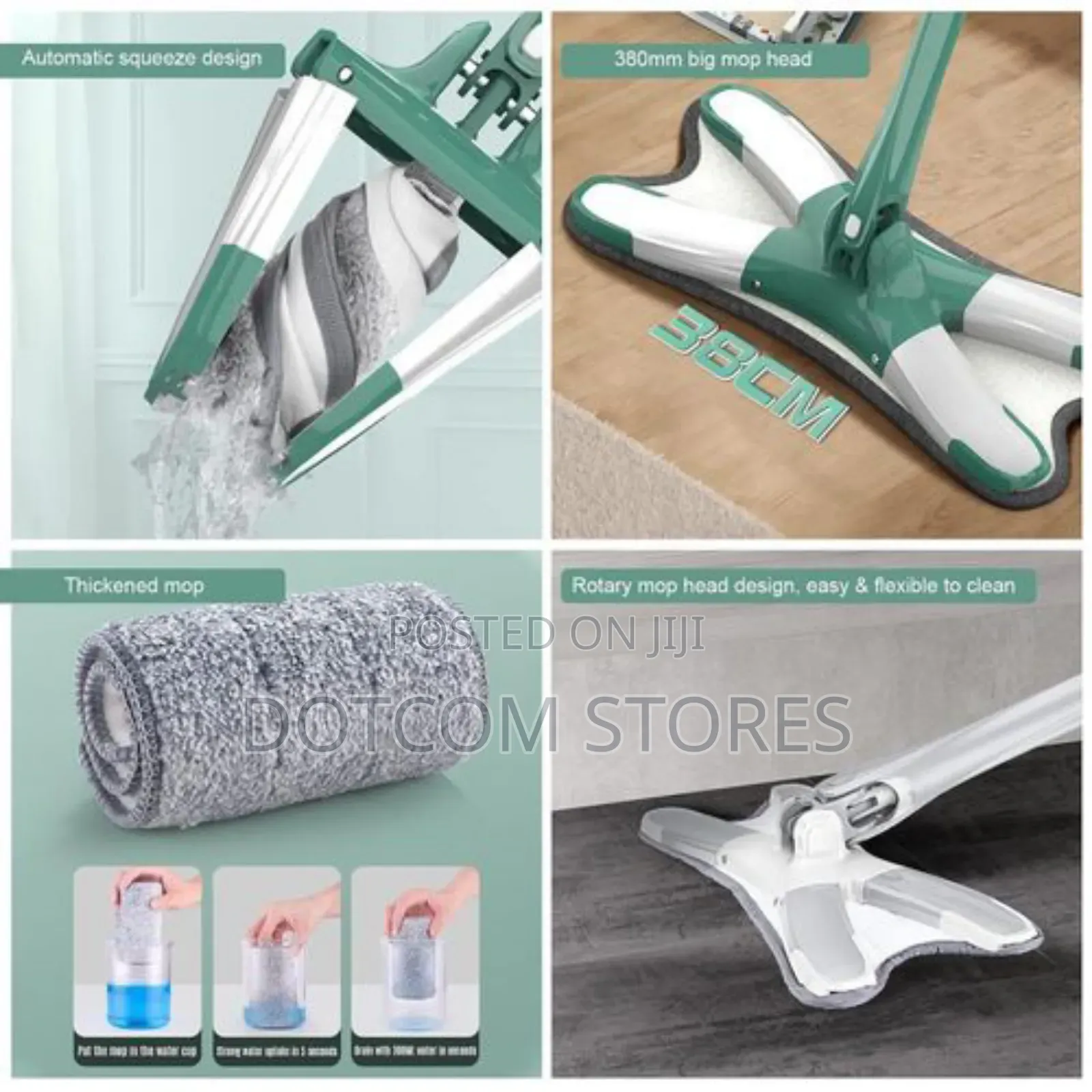 Spin Lazy Floor X Type Flat Mop
