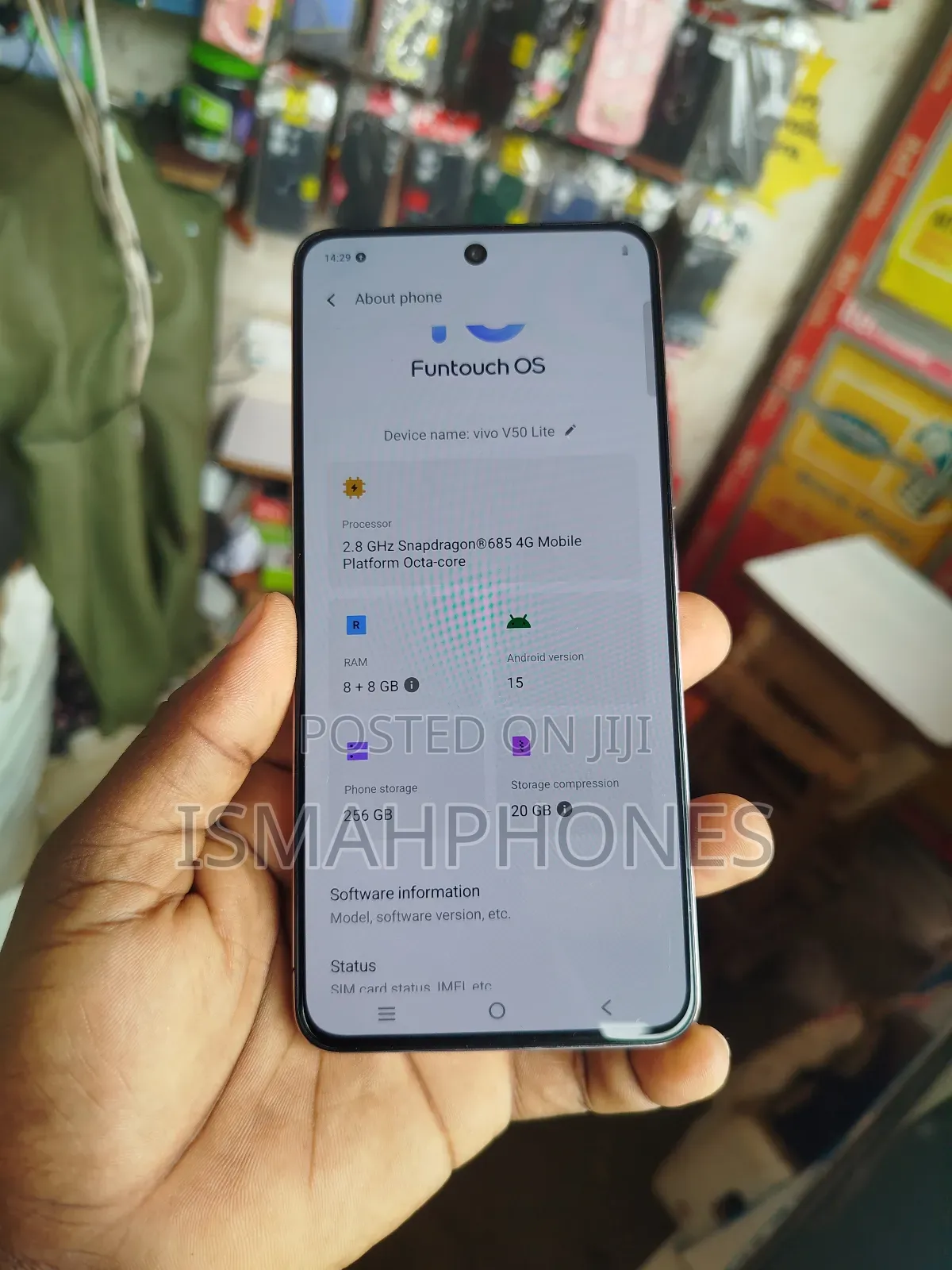 Vivo V50 Lite 5G 256 GB Rose Gold