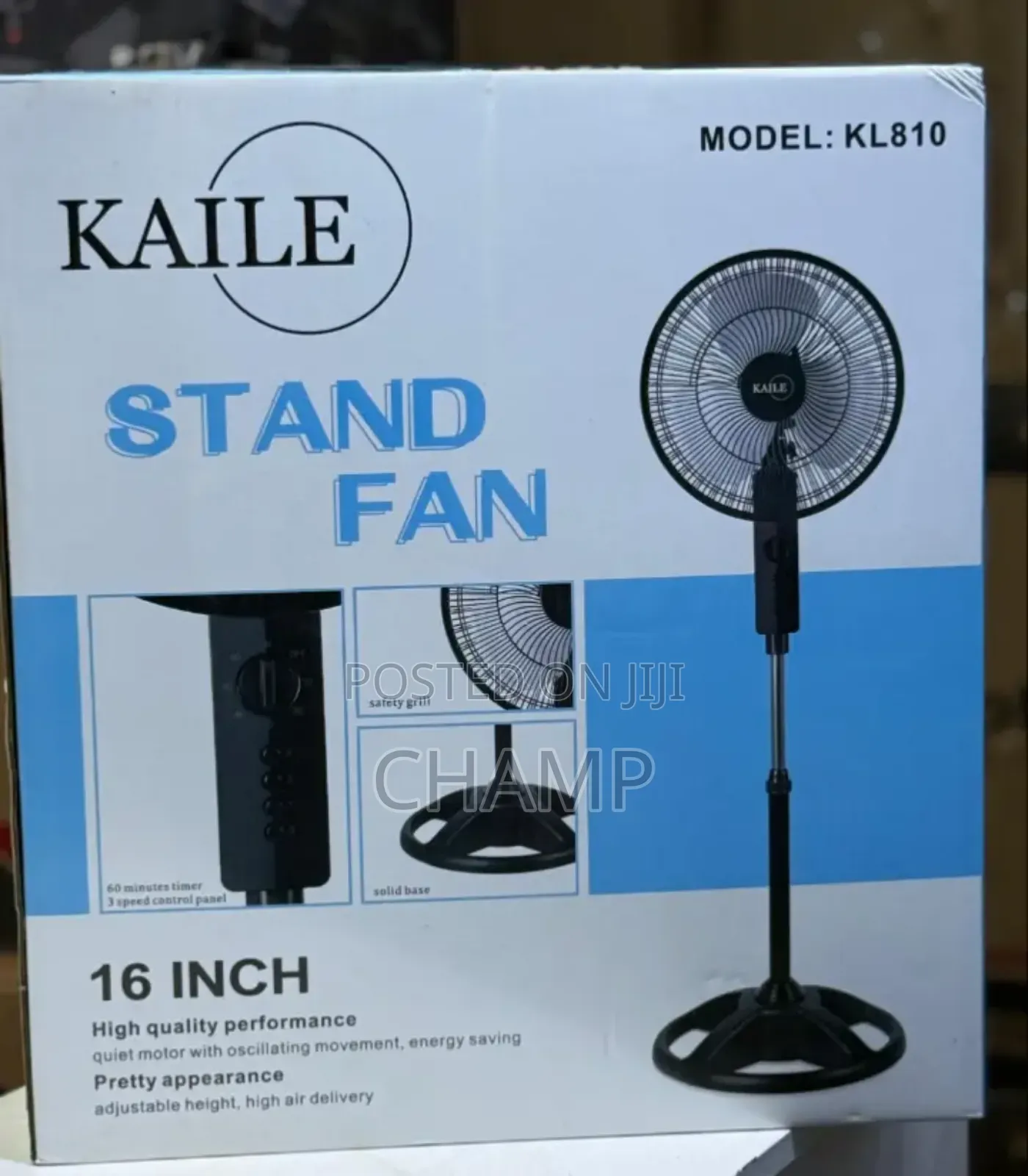 Kaile Stand Fan 16incCall or Whatsapp Me On