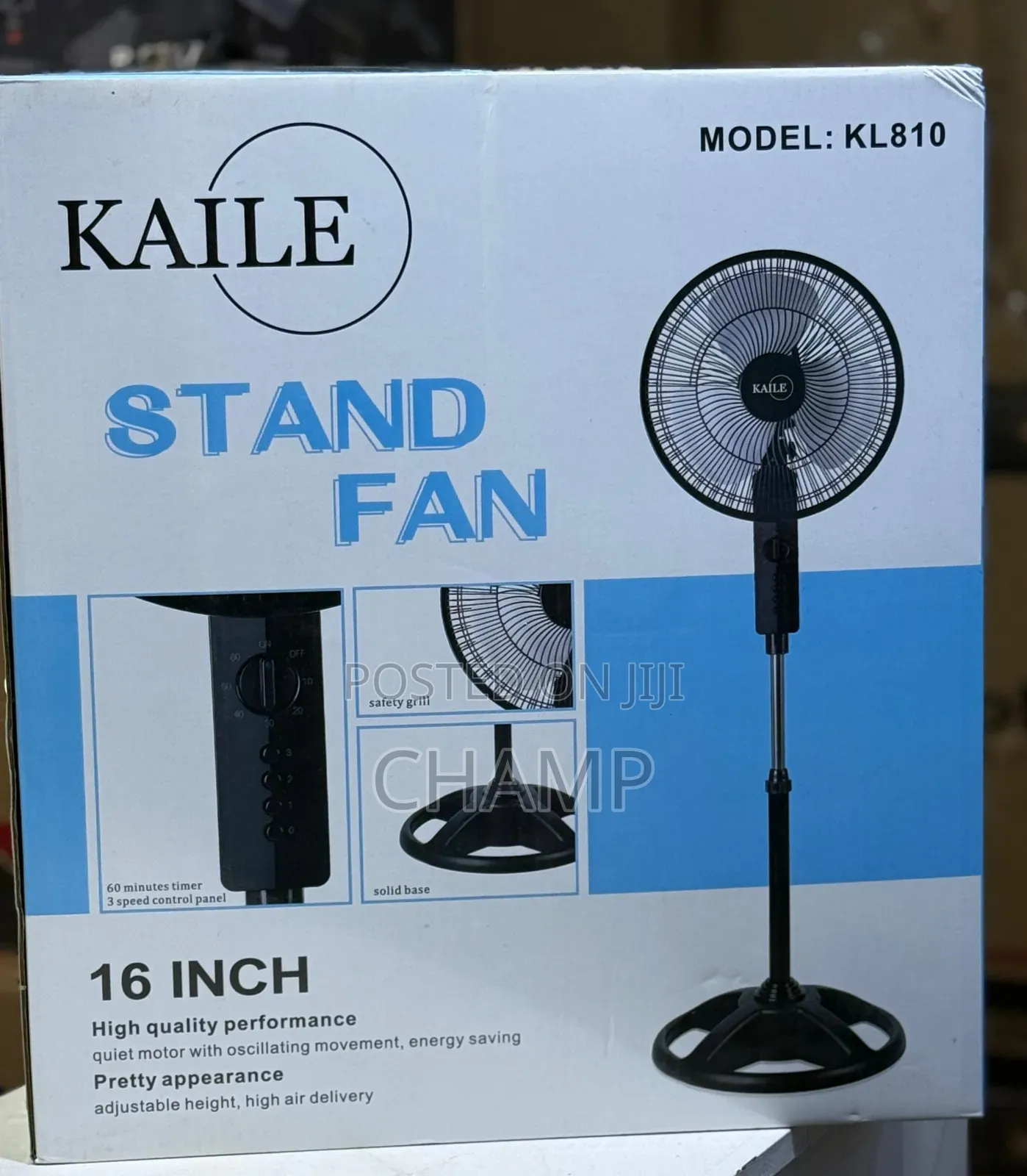 Kaile Stand Fan 16incCall or Whatsapp Me On