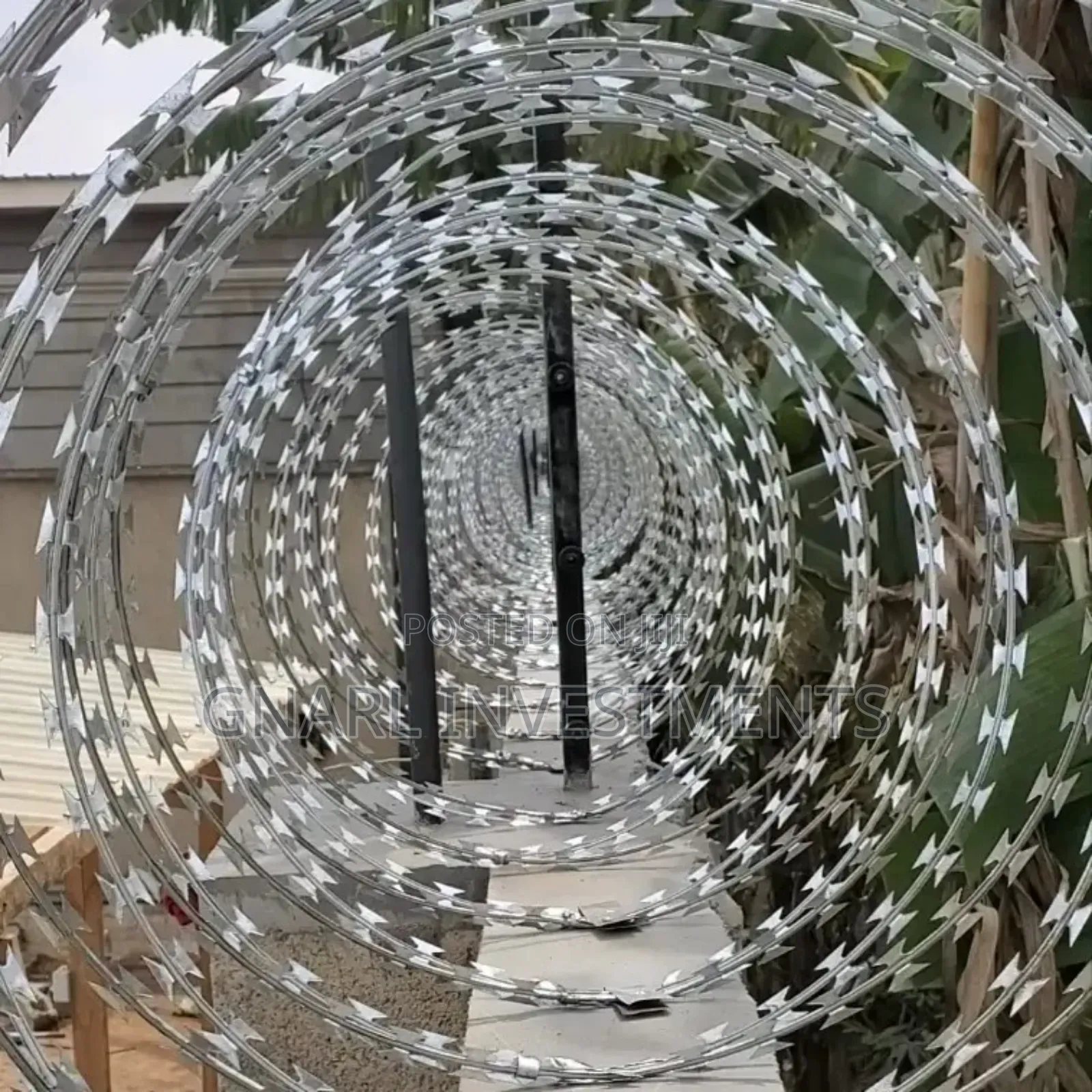 Electrical Razor Wire Fencing Installation