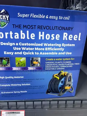 Horse Reel Pipe and Nozzle 25 Metres