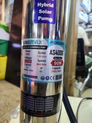 90m Ac,Dc Solar Sumbmersive Water Pump