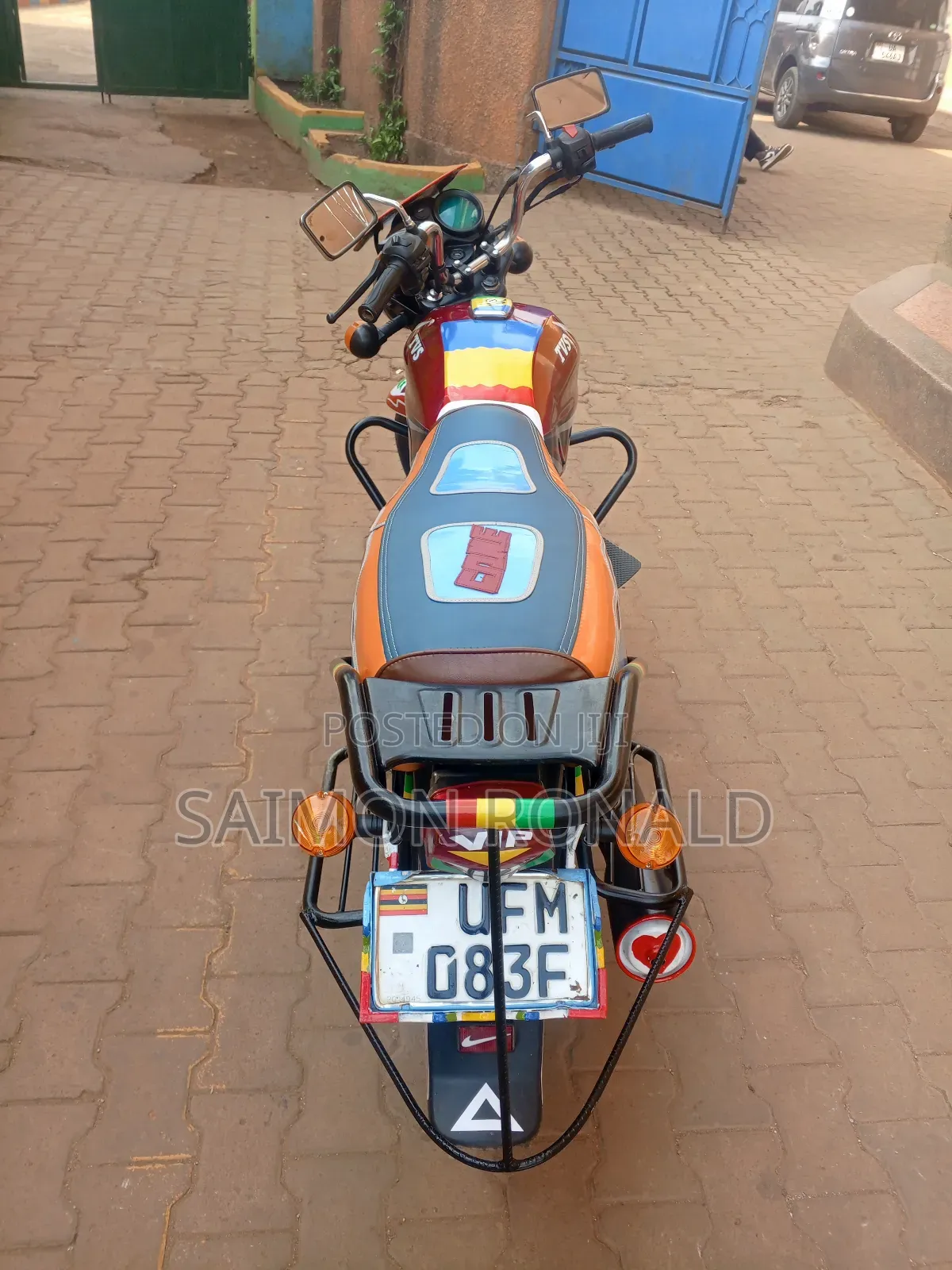 TVS HLX 125 2019 Red
