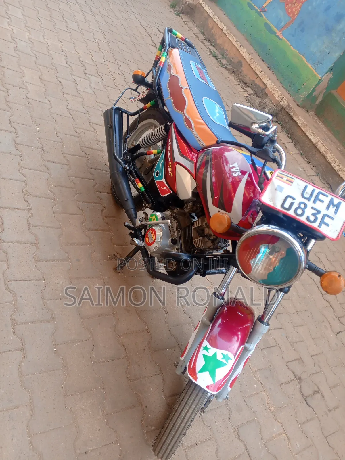 TVS HLX 125 2019 Red