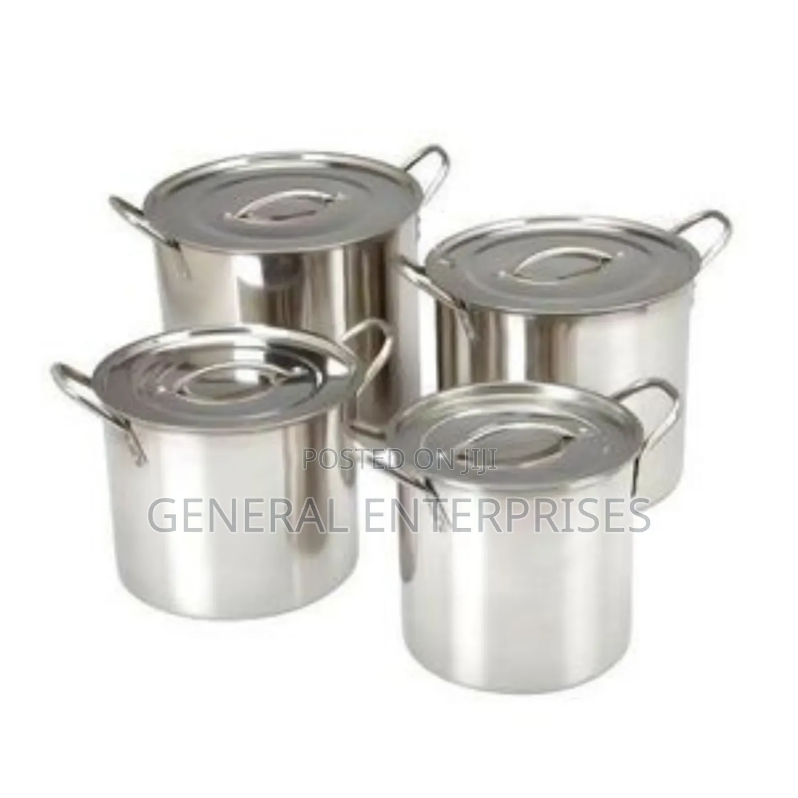 4 Piece Stainless Steel Dish Set
