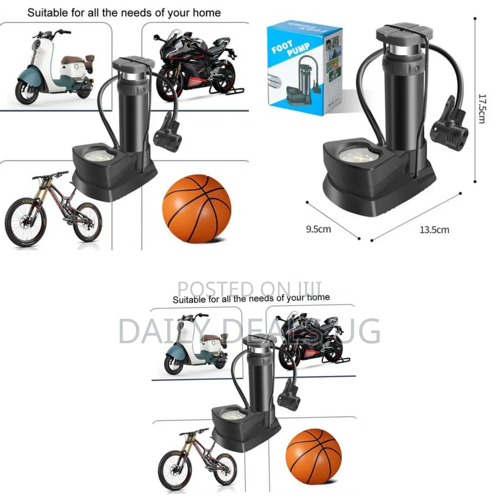 A Portable, Foot-Activated Air Pump