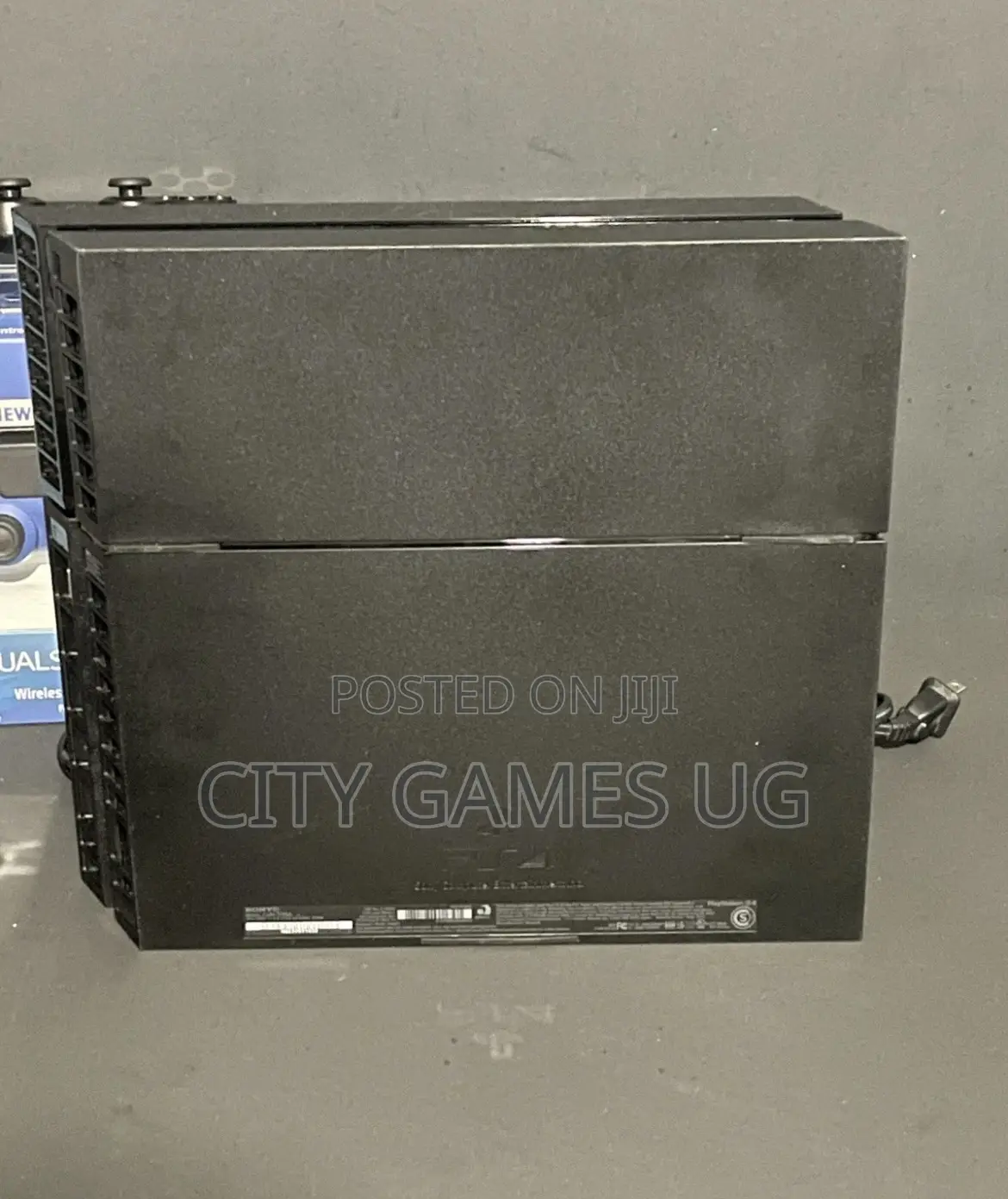 Sony Playstation 4 500gb Jet Black Console 2 Controls,9 Ps4 Games