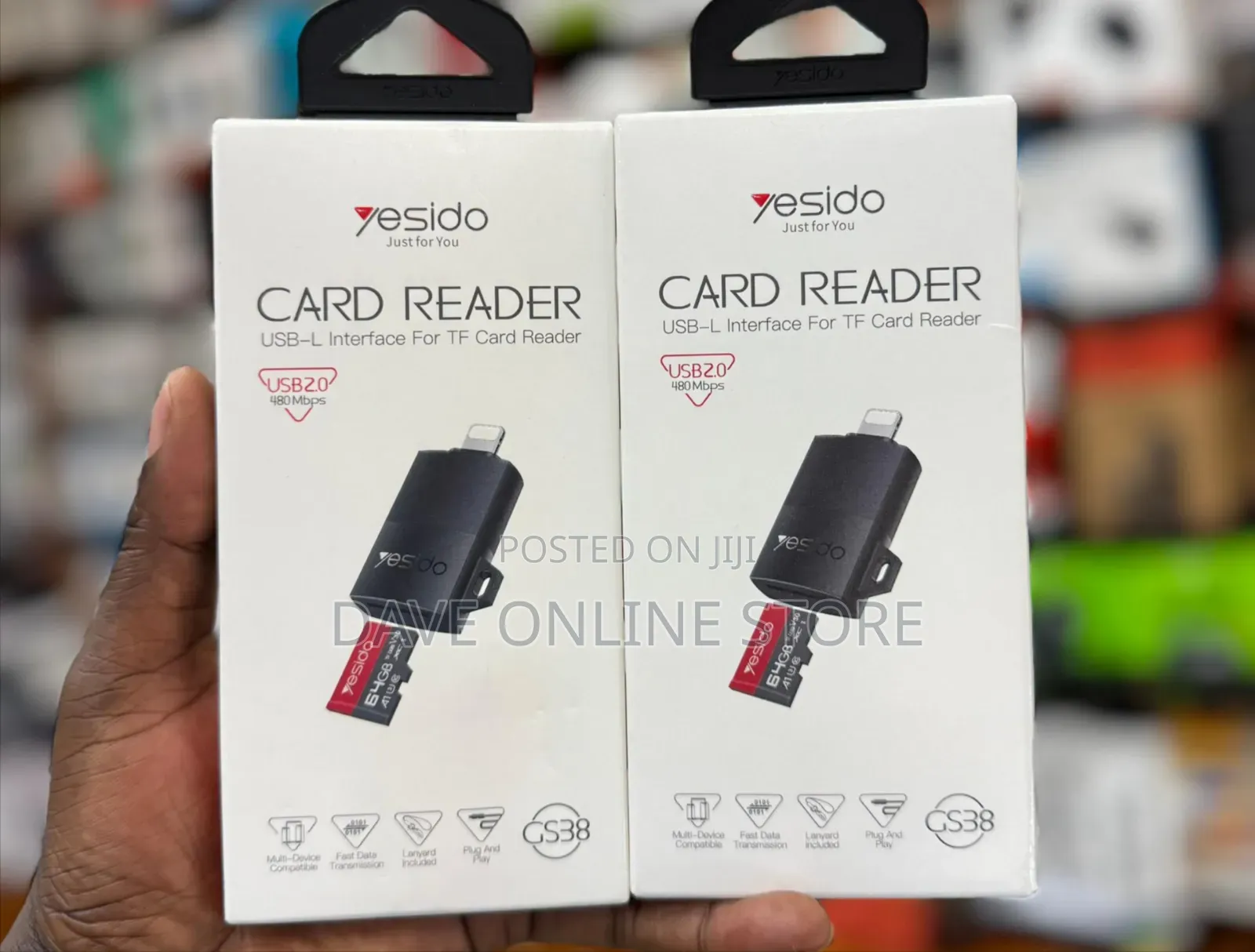 Yesido Gs38 Lightning to Tf Card Reader - 480 MBPS