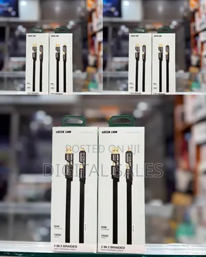 Green Lion 2-in-2 Braided Fast Charging Cable