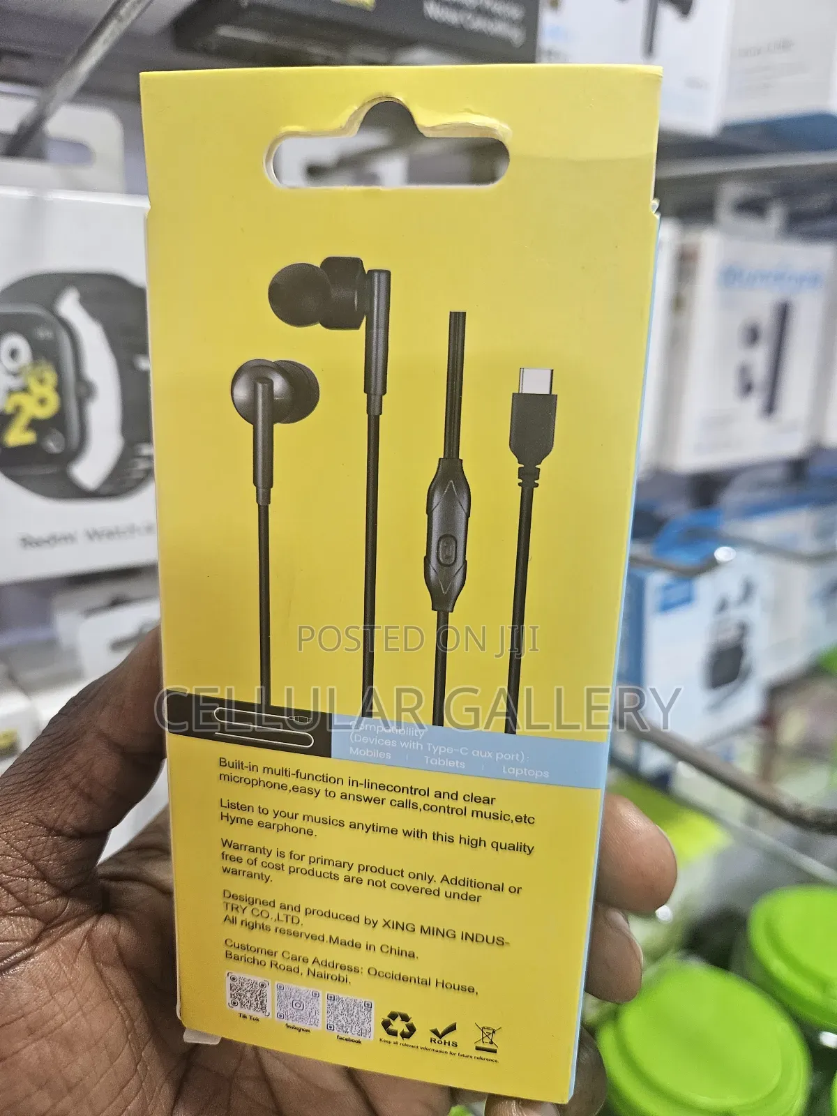 Type-C Earphones Hyme Hep-C221