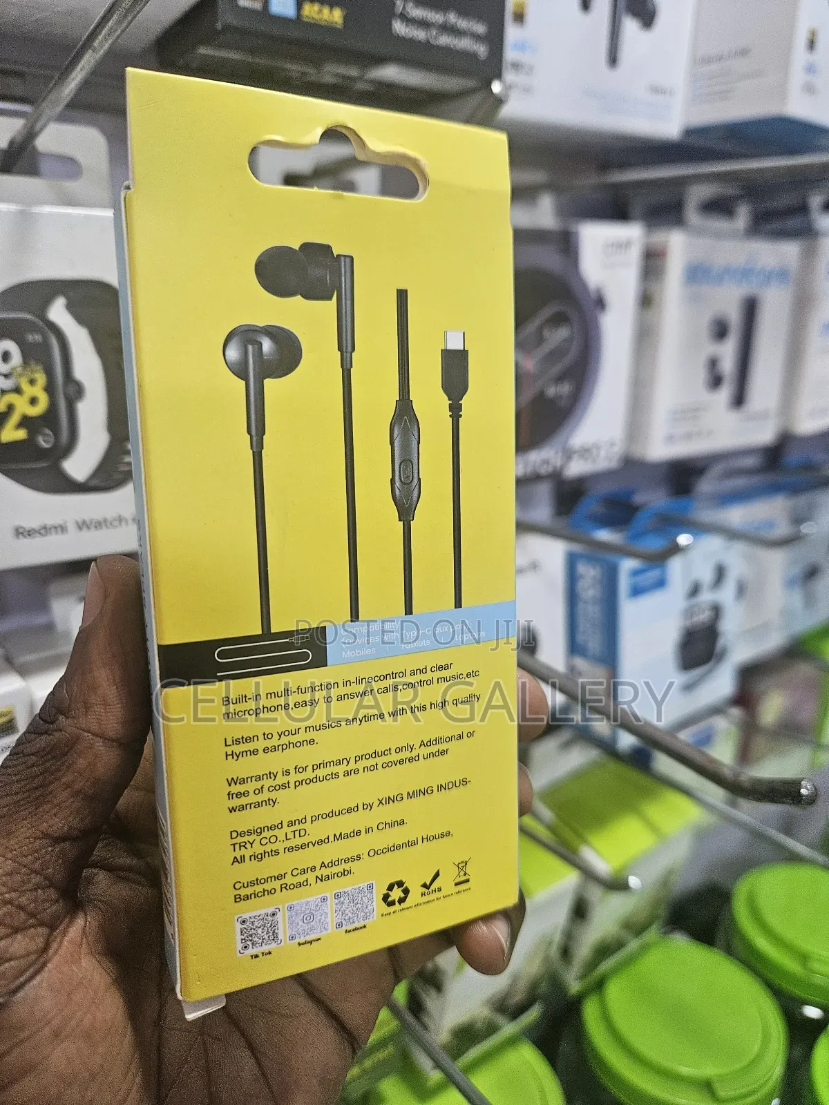 Type-C Earphones Hyme Hep-C221