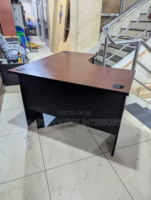 Curved// L Shaped Office Desk of Size 1.2m by 1.2m