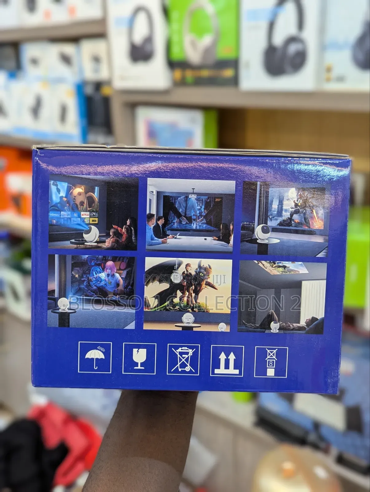 Borrego Smart10 Portable Projector With 360° Rotation