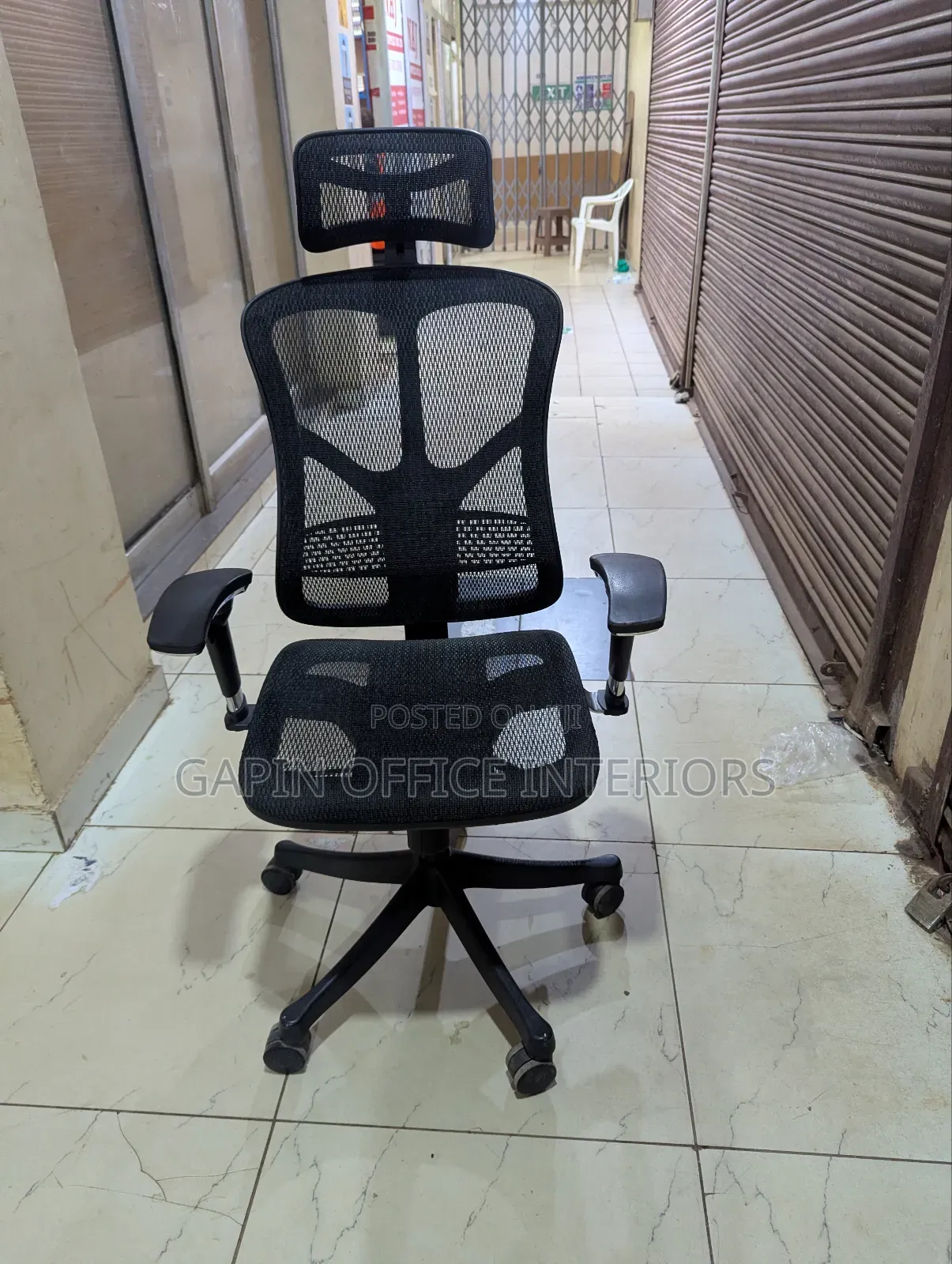 Orthopedic Office Chair With Adjustable Back, Height and Armrests