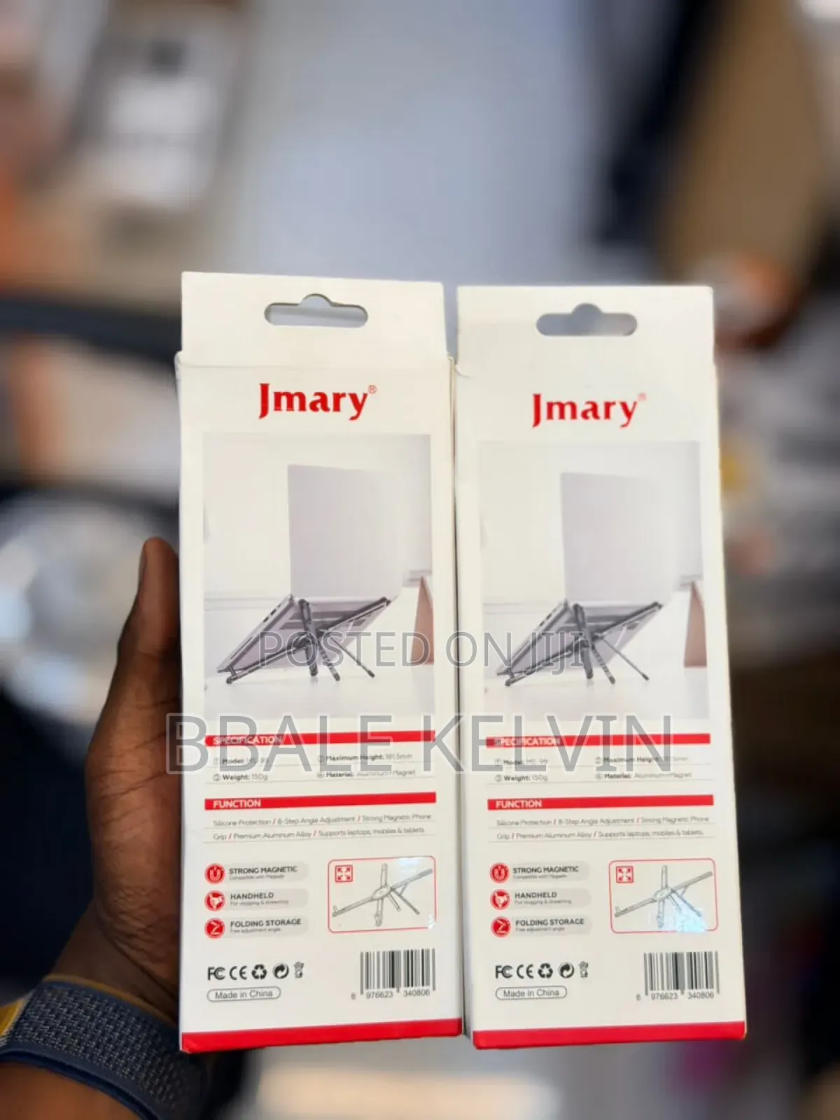 Jmary 3in1 Aluminum Magnetic Laptop, Tablets, Mobile Stand Adjustable