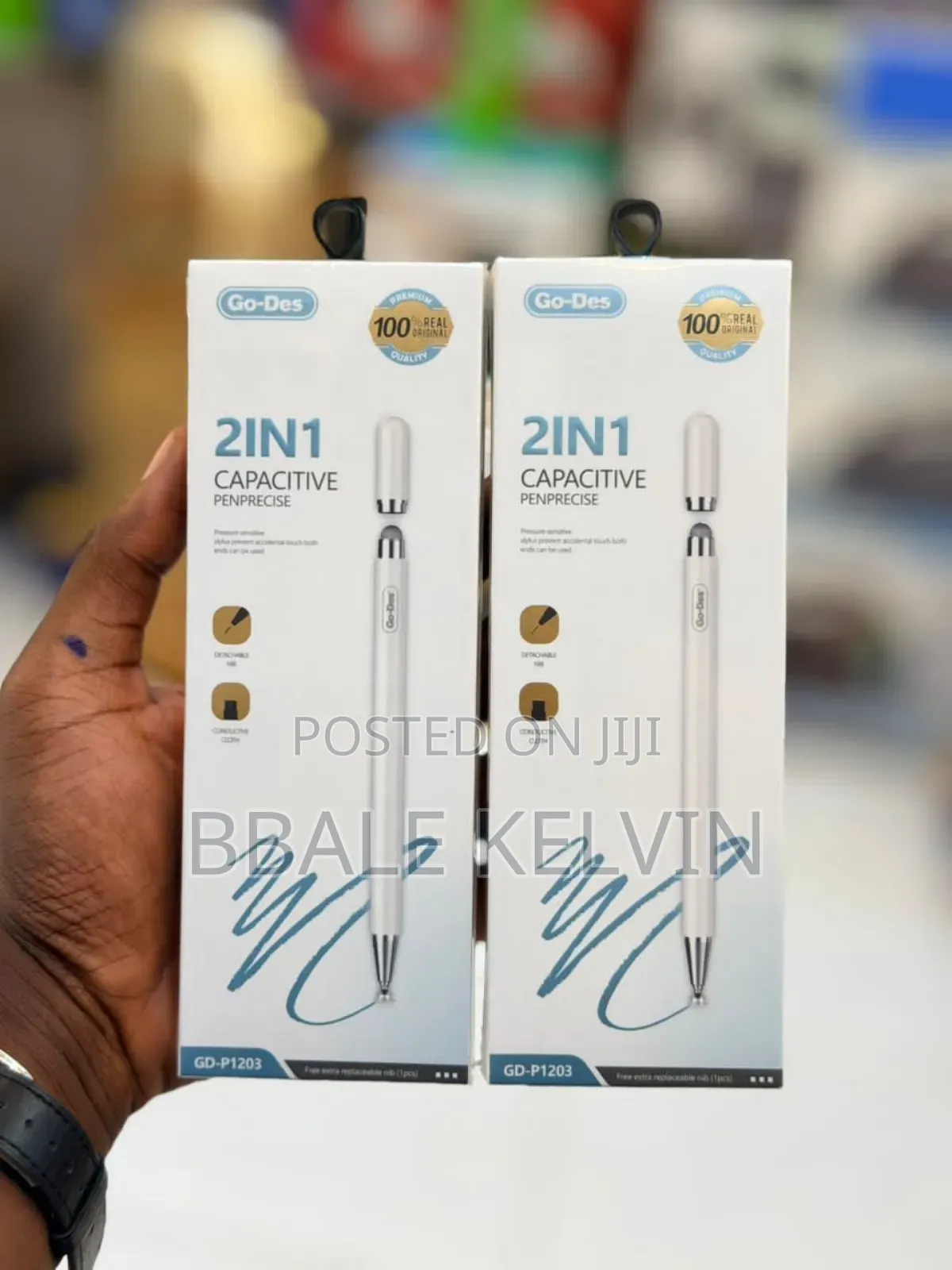 Go-Des 2in1 Universal Capacitive Stylus Pen Gd-P1203