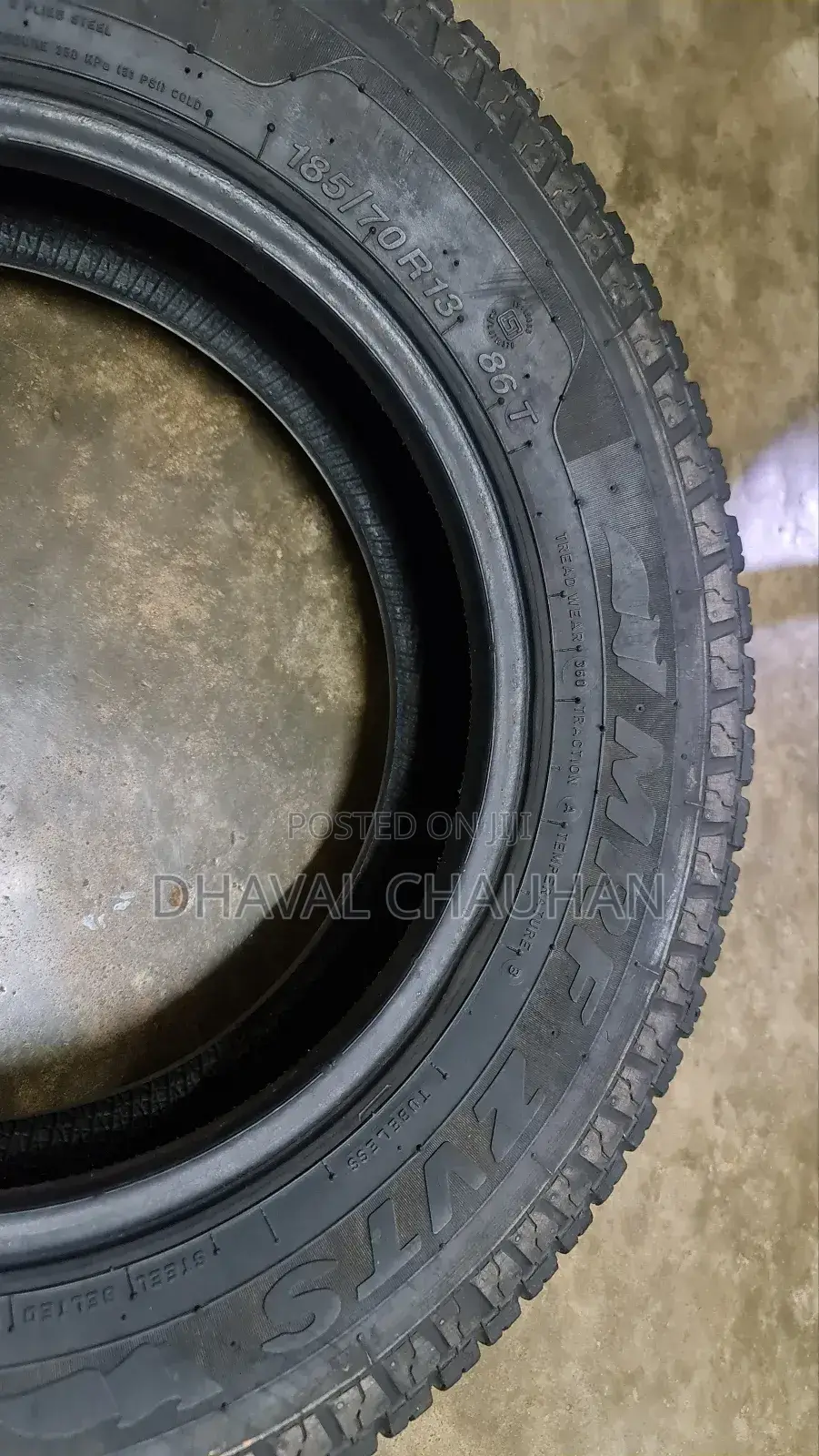 Used Car Tires 4 PCS Set 185/70r13 - MRF/Linglong