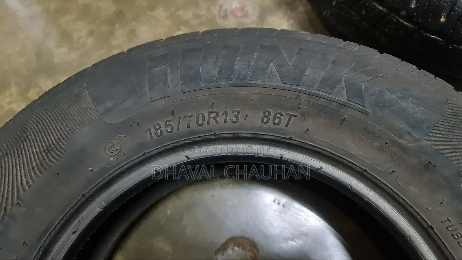 Used Car Tires 4 PCS Set 185/70r13 - MRF/Linglong