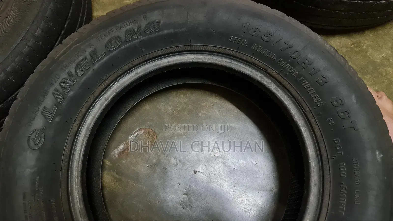 Used Car Tires 4 PCS Set 185/70r13 - MRF/Linglong