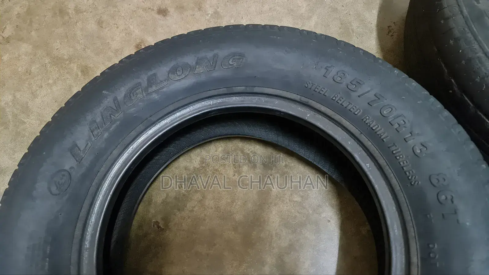 Used Car Tires 4 PCS Set 185/70r13 - MRF/Linglong