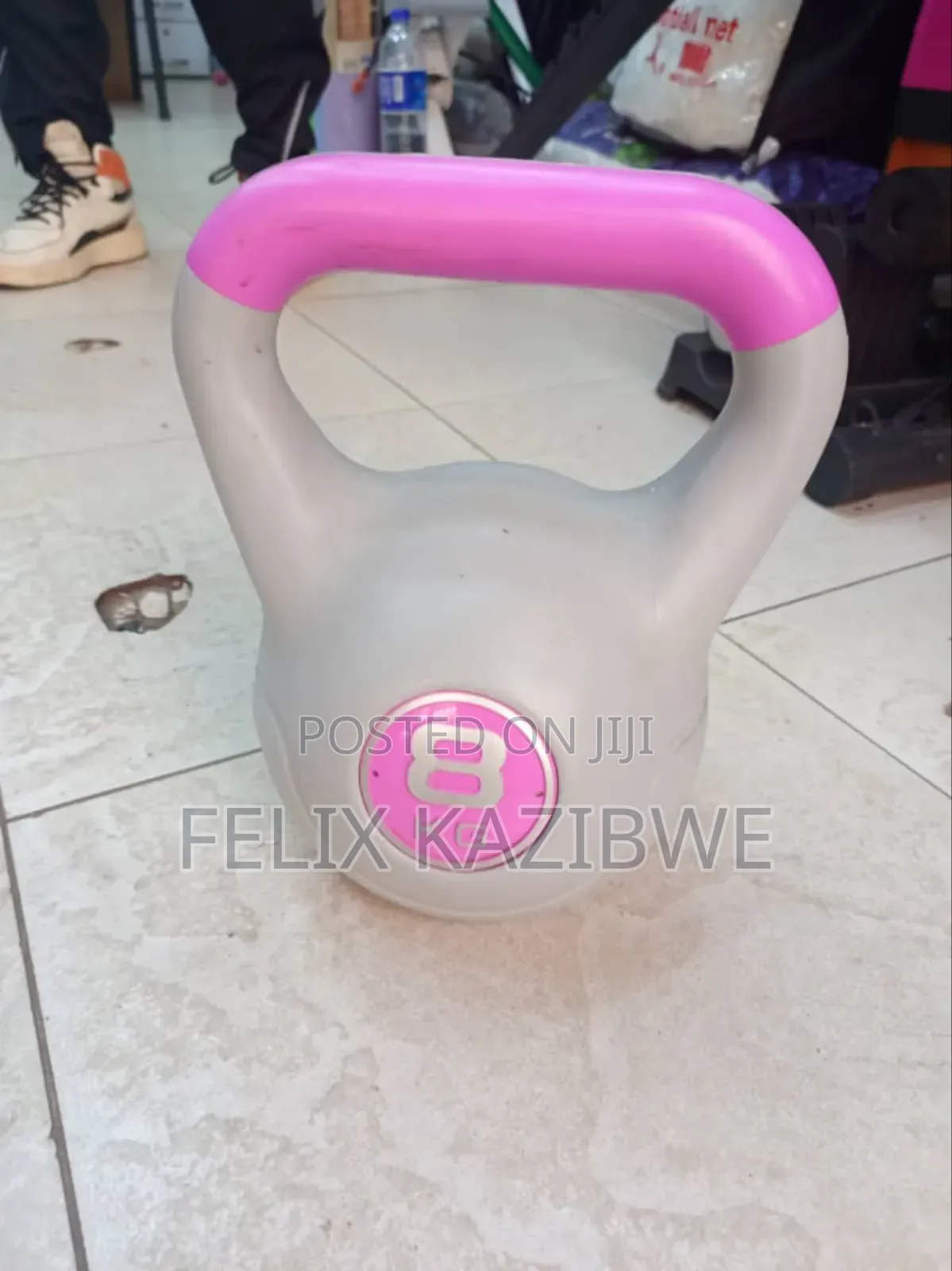 8kg Vinyl Kettlebell