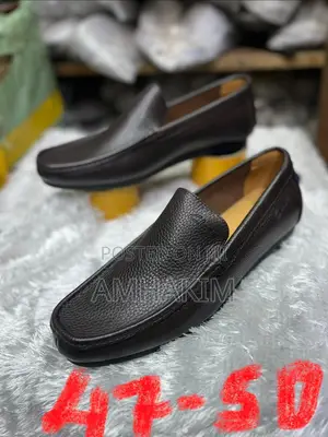 Classic Men's Big Sized Leather Moccasins From Size 39 To 50 In Stock