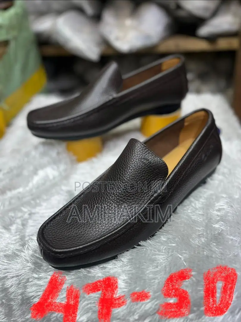 Classic Men's Big Sized Leather Moccasins From Size 39 To 50 In Stock