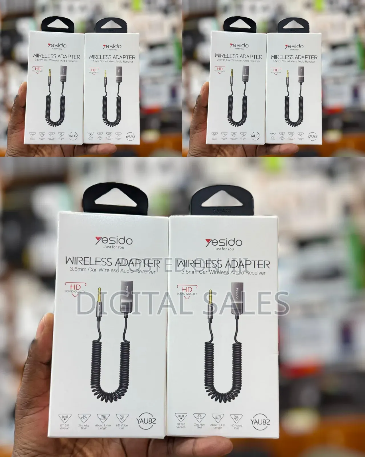Yesido Wireless Audio Receiver Yau82