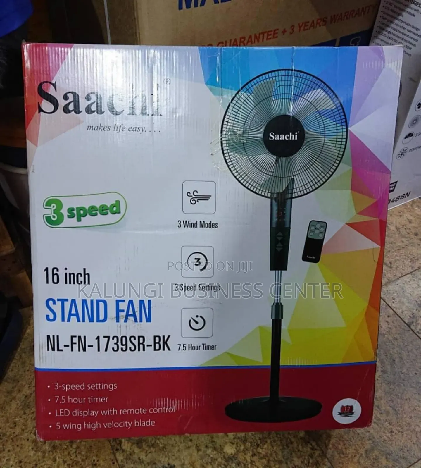 Stand Fan Saachi 16inch Stand Fan With Remote