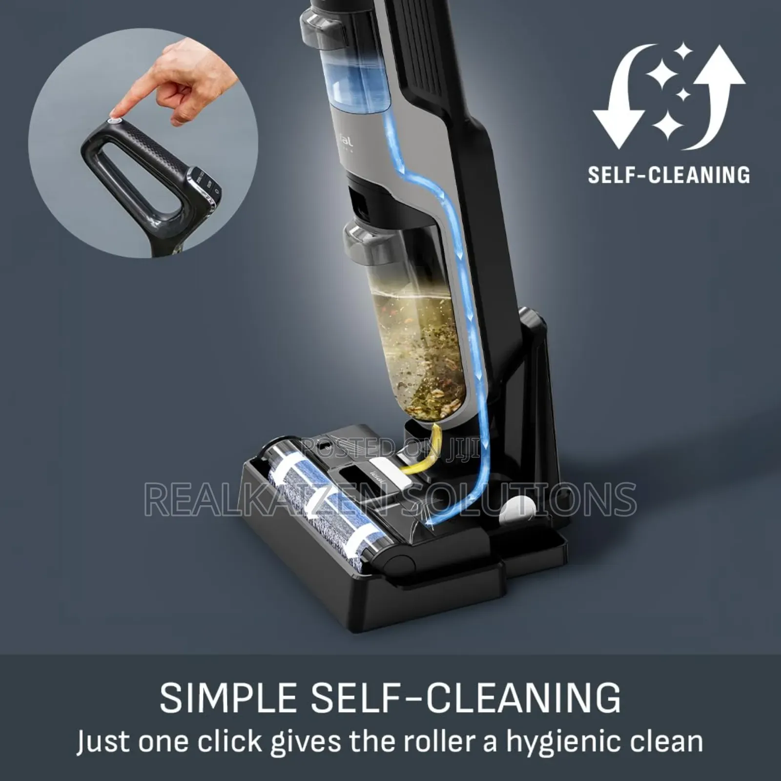 Tefal X-Clean 4 Cordless Wet Dry Vacuum Hard Floor Cleaner Mop