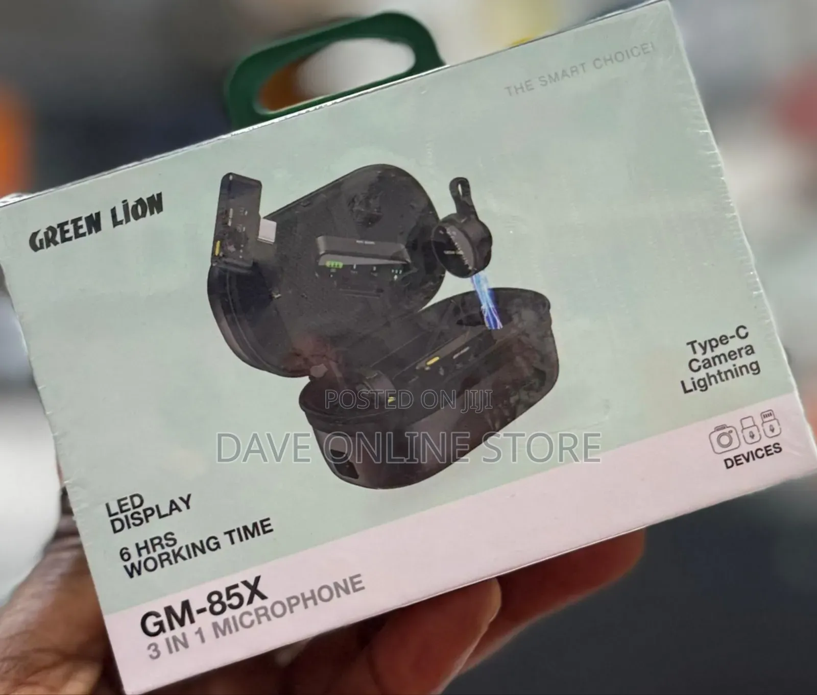 Green Lion Gm-85x 3 in 1 Wireless Microphone -