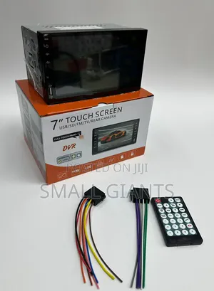 7-Inch Double Din Car Multimedia Mp5 Player With a Touchscreen Display