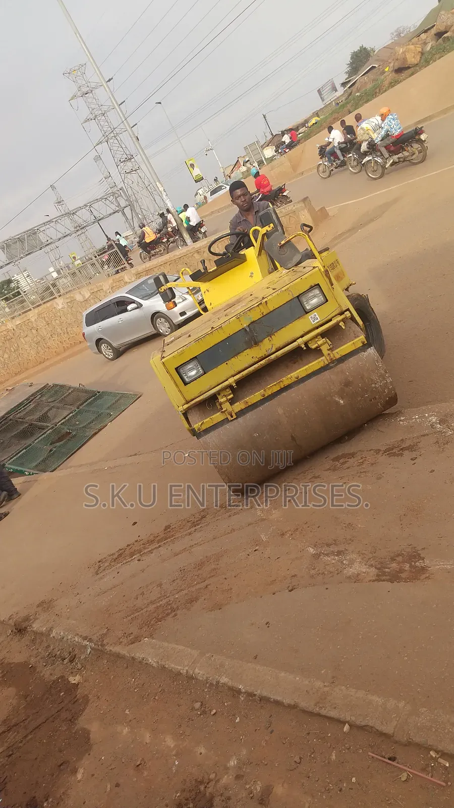 3 Tonnes Single Drum Roller for Hire