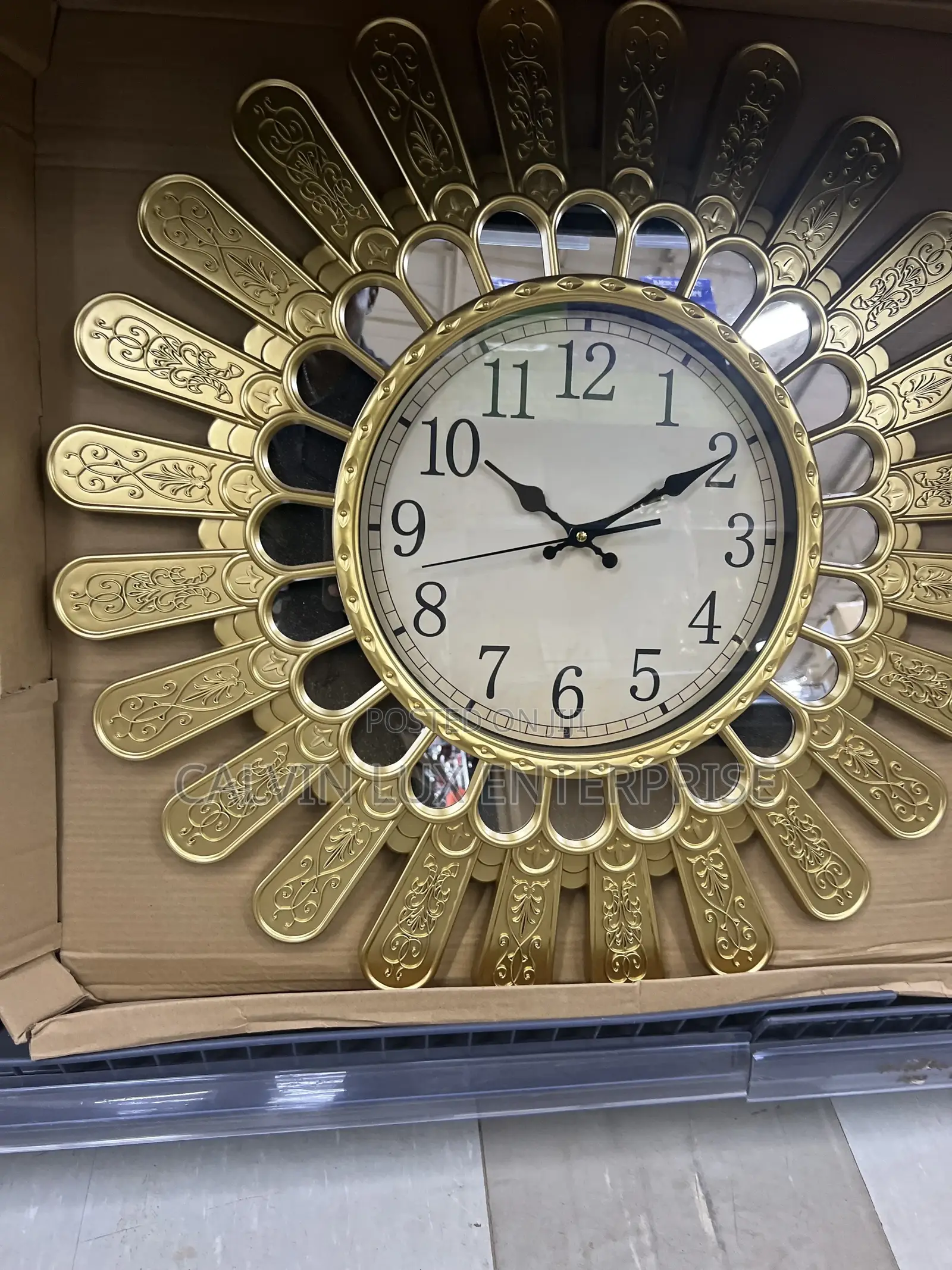 Sun Wall Clock
