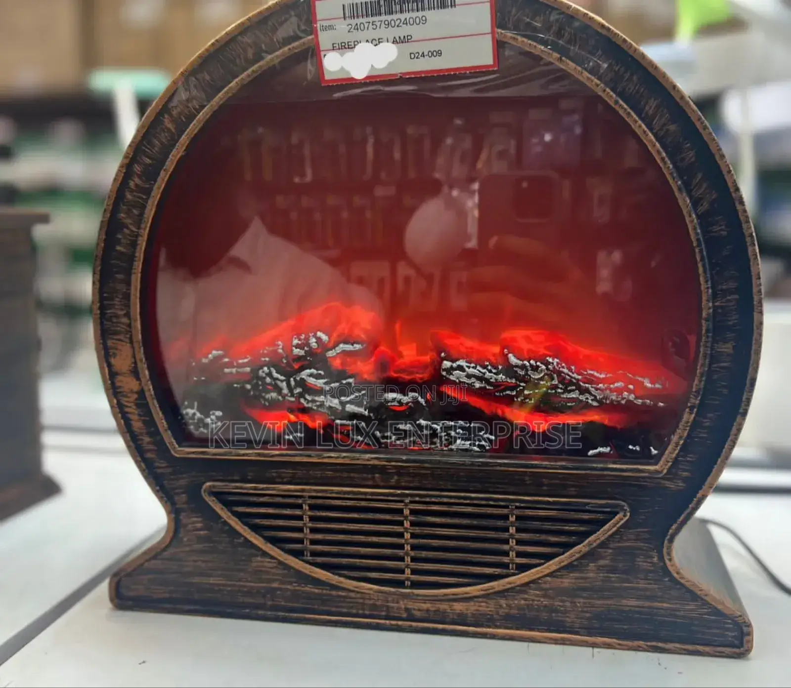 Round Fire Place Lamp