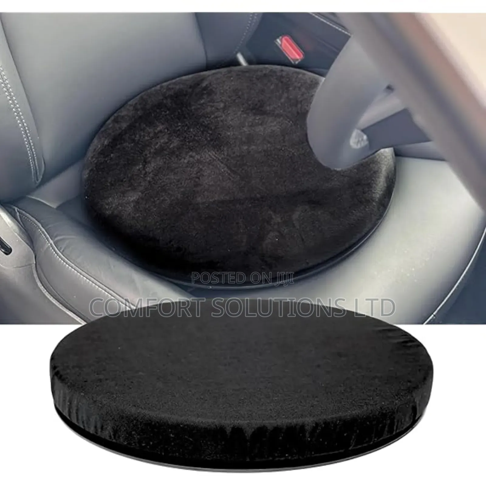 Car Seat Cushion-Round, 38cm Diameter.