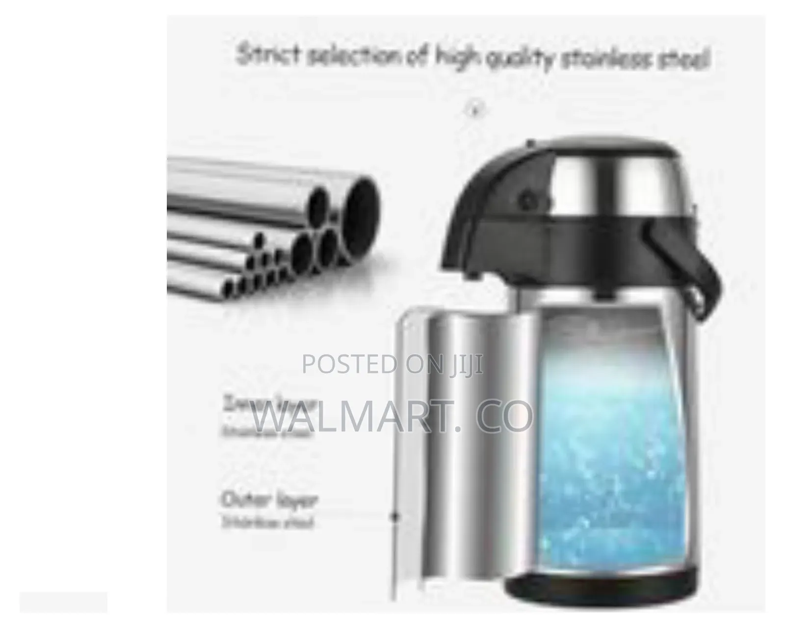 5l Days Days Stainless Steel Thermal Carafe With Air Pump Dispenser