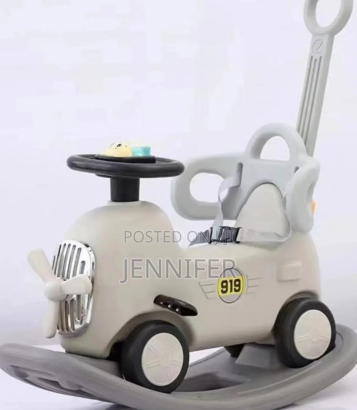 2-in-1 Baby Ride-on Toy Car and Rocker.