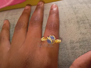 Gold Wire Beaded Rings