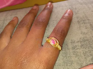 Gold Wire Beaded Rings