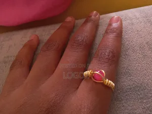 Gold Wire Beaded Rings