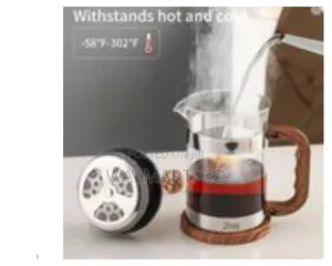 1000ml Premium French Press Coffee Maker With Wood Lock
