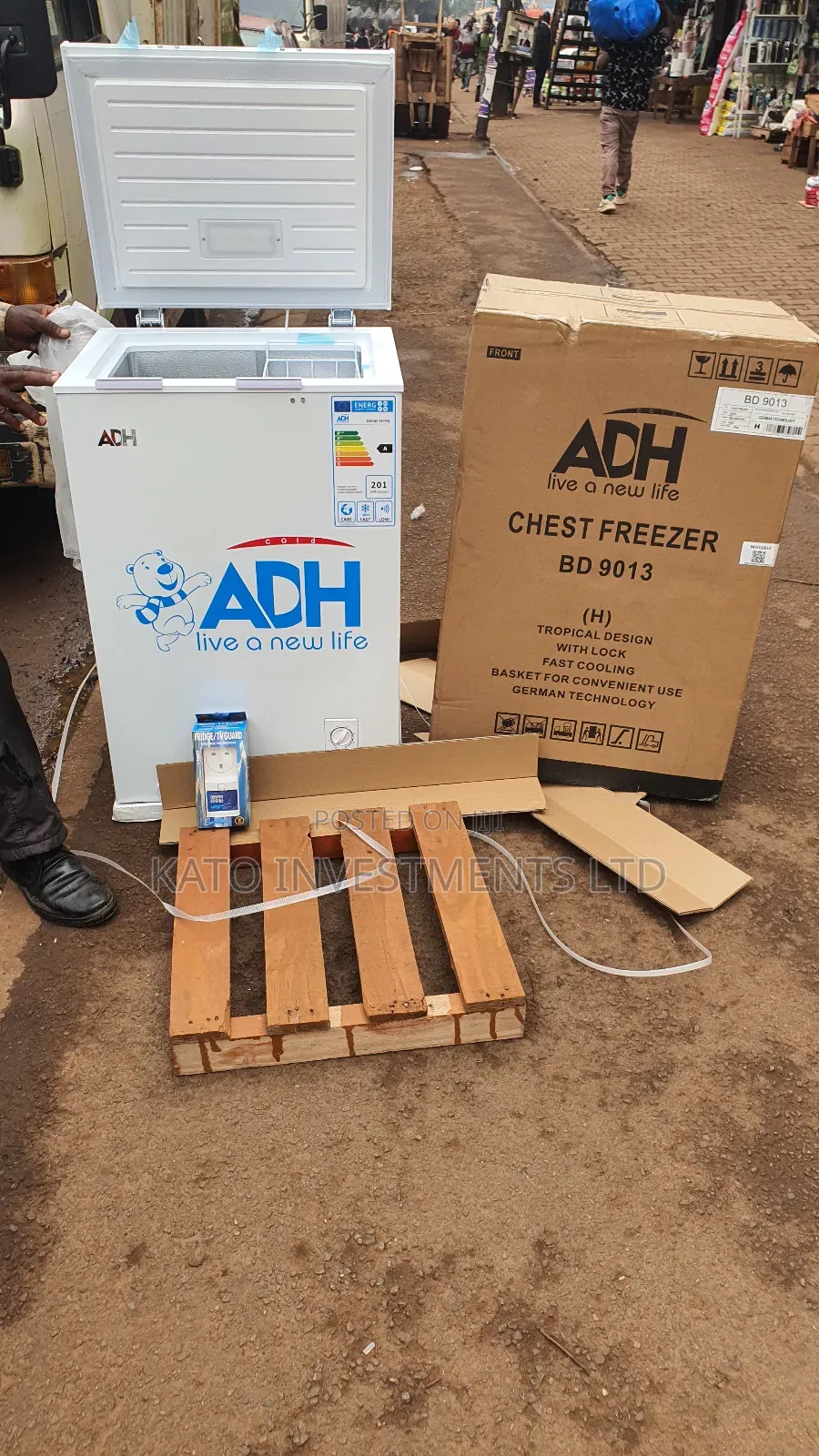 Adh 130litrs Deepfreezer With Free Pallet