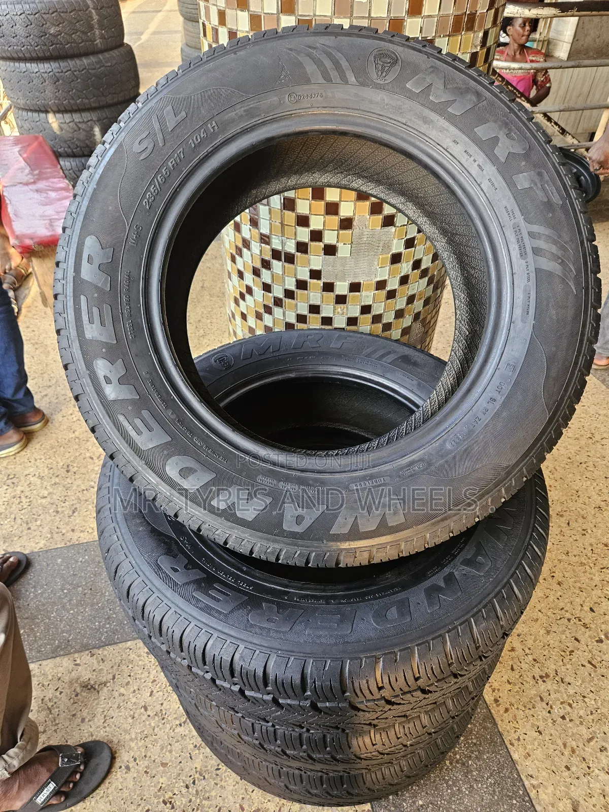 235 65 R17 Used Mrf Original Remain Were U Are Just Order We Deliver.