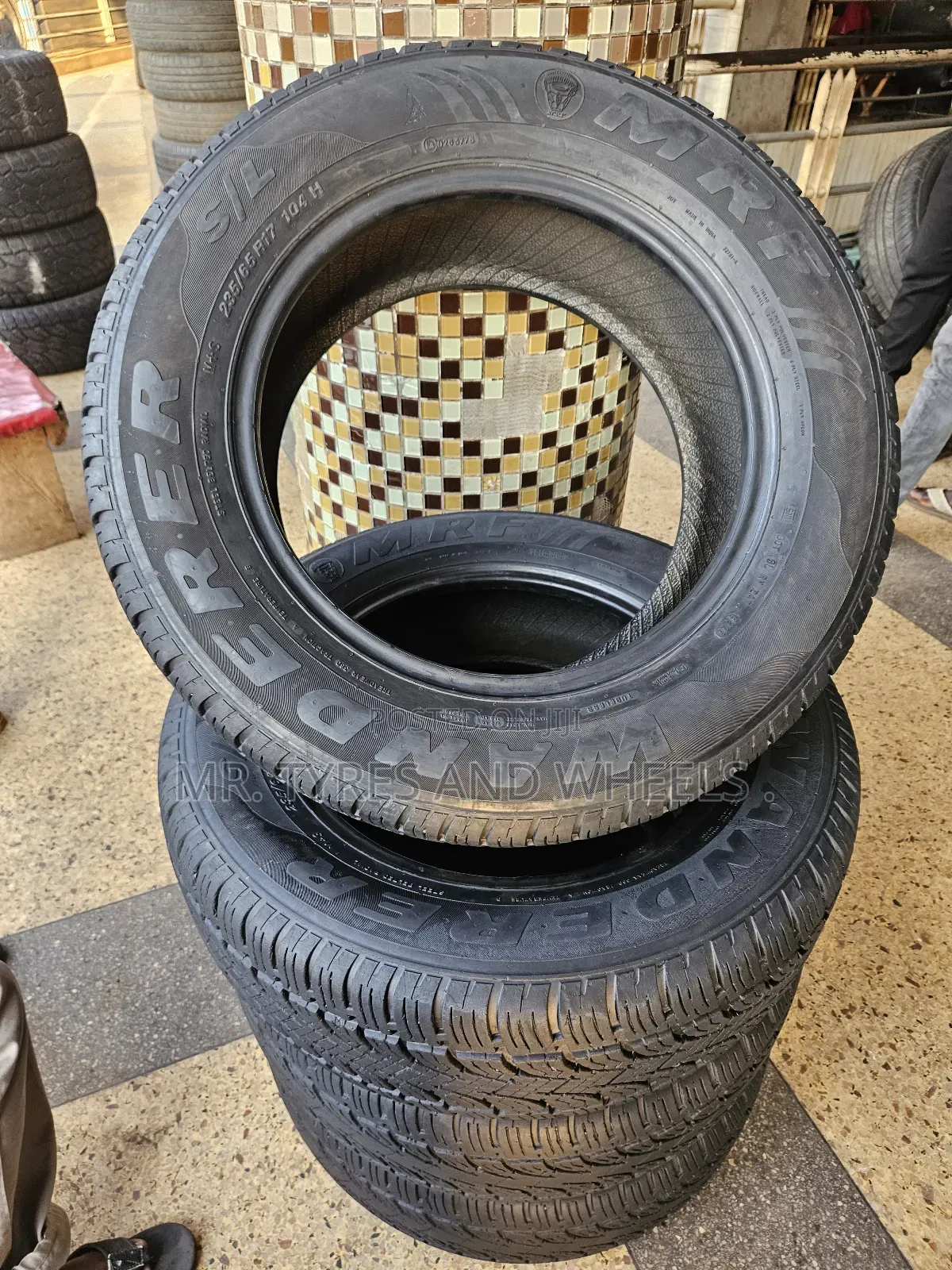 235 65 R17 Used Mrf Original Remain Were U Are Just Order We Deliver.