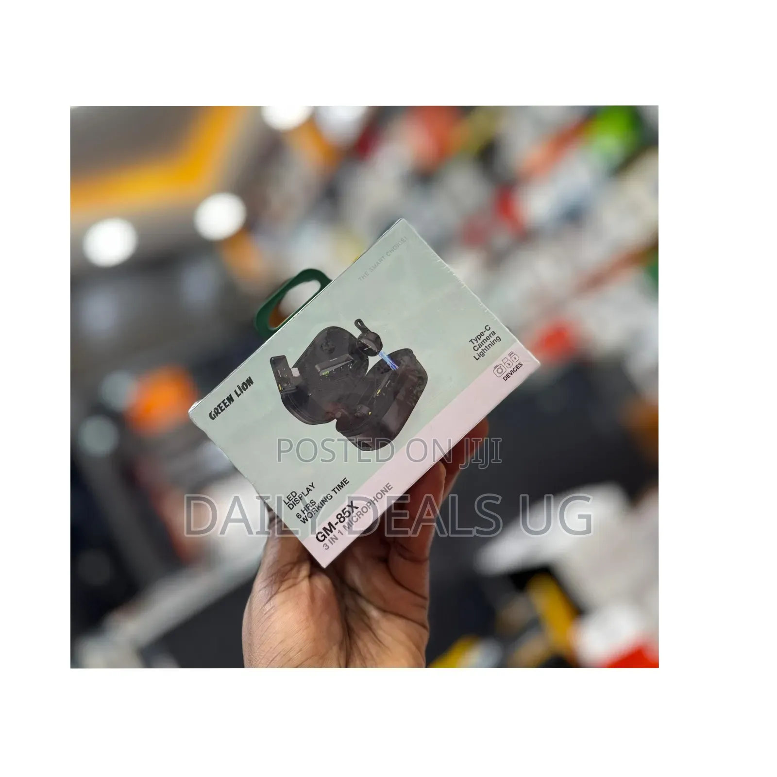 Green Lion Gm-85x 3 in 1 Wireless Microphone