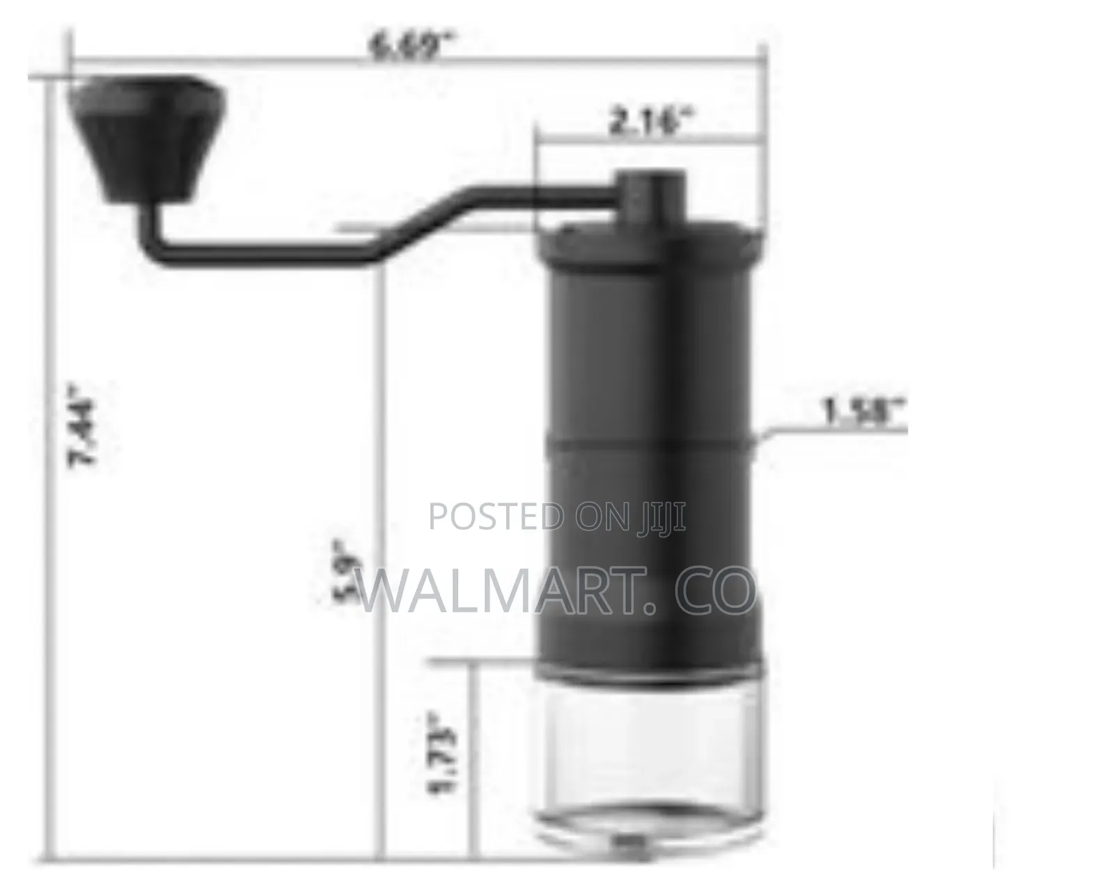 Premium Manual Coffee Grinder With Adjustable Ceramic Burrs