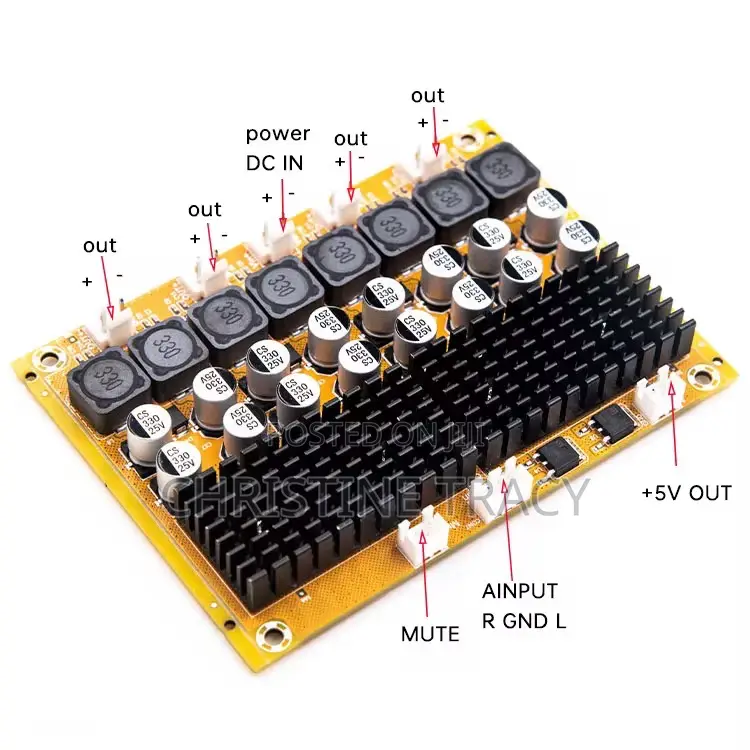 4 Channel Digital Amplifier Board